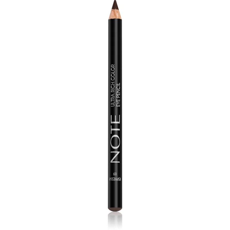 Note Cosmetique Ultra Rich Color водоустойчив молив за очи цвят 09 Espresso 11 гр.
