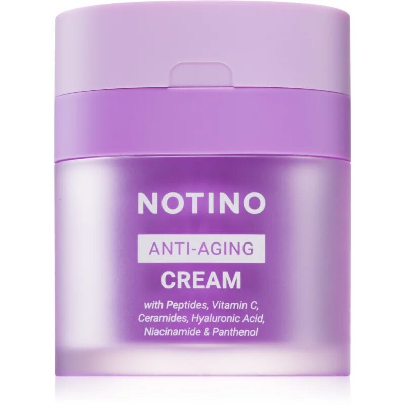 Notino Anti-Aging Cream with Peptides Vitamin C Ceramides Hyaluronic Acid Niacinamide & Pantheno дневен и нощен крем против стареене на кожата 50