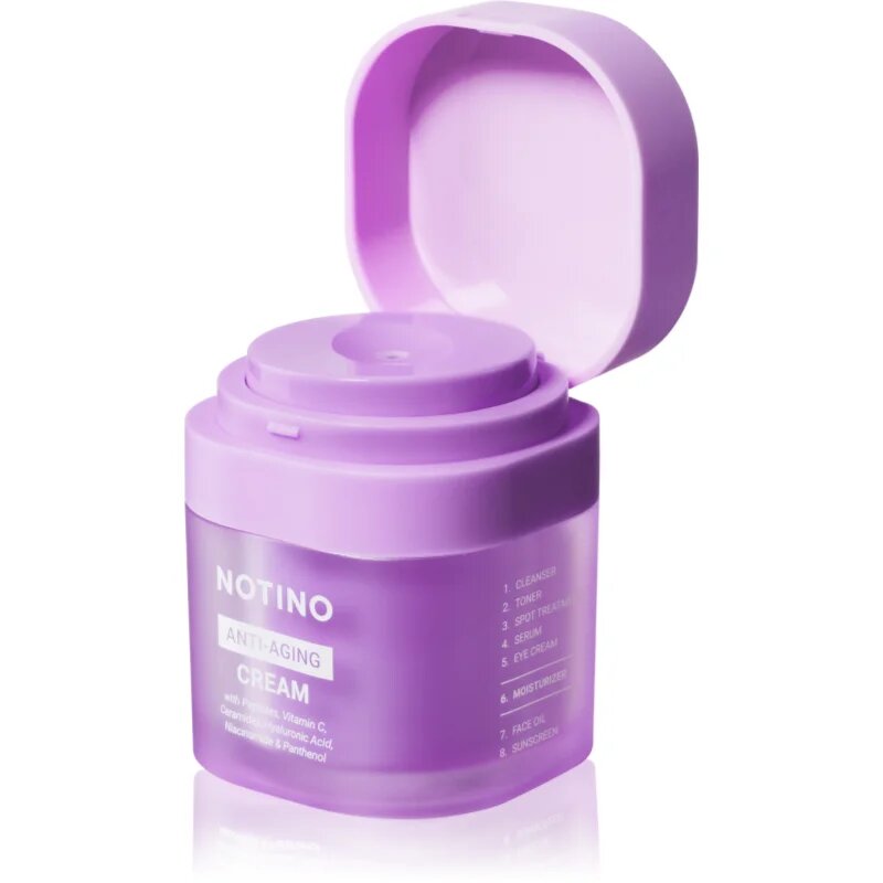 Notino Anti-Aging Cream with Peptides Vitamin C Ceramides Hyaluronic Acid Niacinamide & Pantheno дневен и нощен крем против стареене на кожата 50
