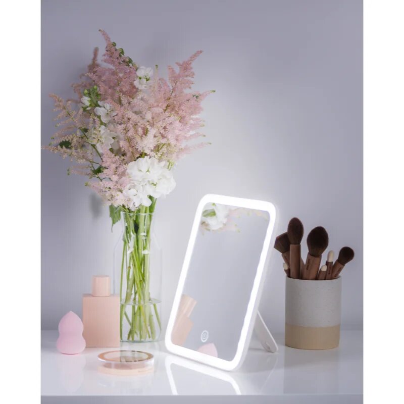Notino Beauty Electro Collection Make-up mirror with LED lights козметично огледалце с LED подсветка 1 бр.