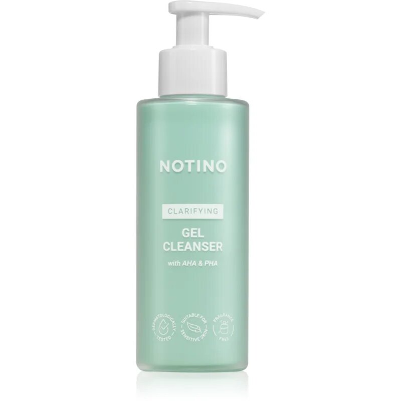 Notino Clarifying Gel Cleanser with AHA & PHA дълбоко почистващ гел за мазна и проблемна кожа 200 мл.