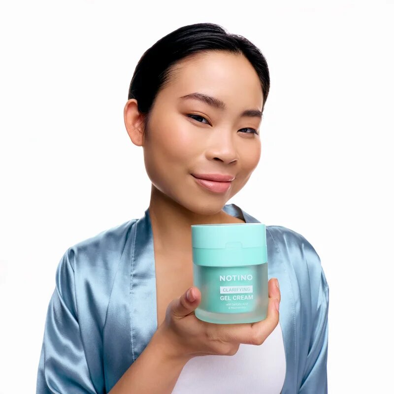Notino Clarifying Gel Cream with Salicylic Acid and Niacinamide нежно почистващ гел крем със салицилова киселина и ниацинамид 50 мл.