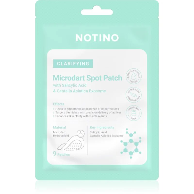 Notino Clarifying Microdart Spot Patch лепенки за проблемна кожа против акне 9 бр.
