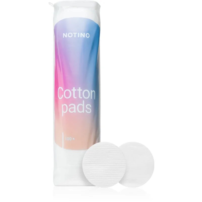 Notino Cotton Pads Round Памучни тампони за премахване на грим и почистване на лице 100 бр.