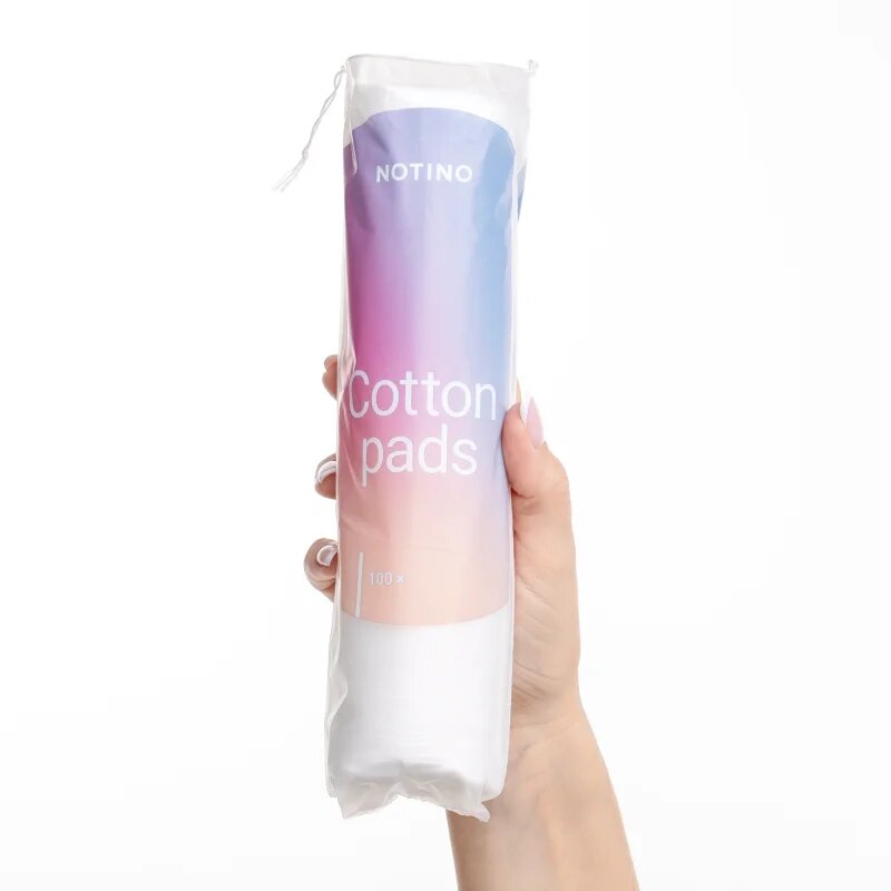 Notino Cotton Pads Round Памучни тампони за премахване на грим и почистване на лице 100 бр.