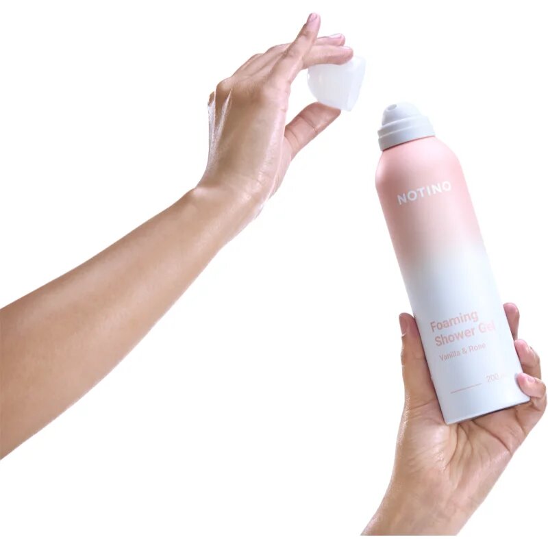 Notino Foaming Shower Gel Vanilla & Rose душ пяна 200 мл.