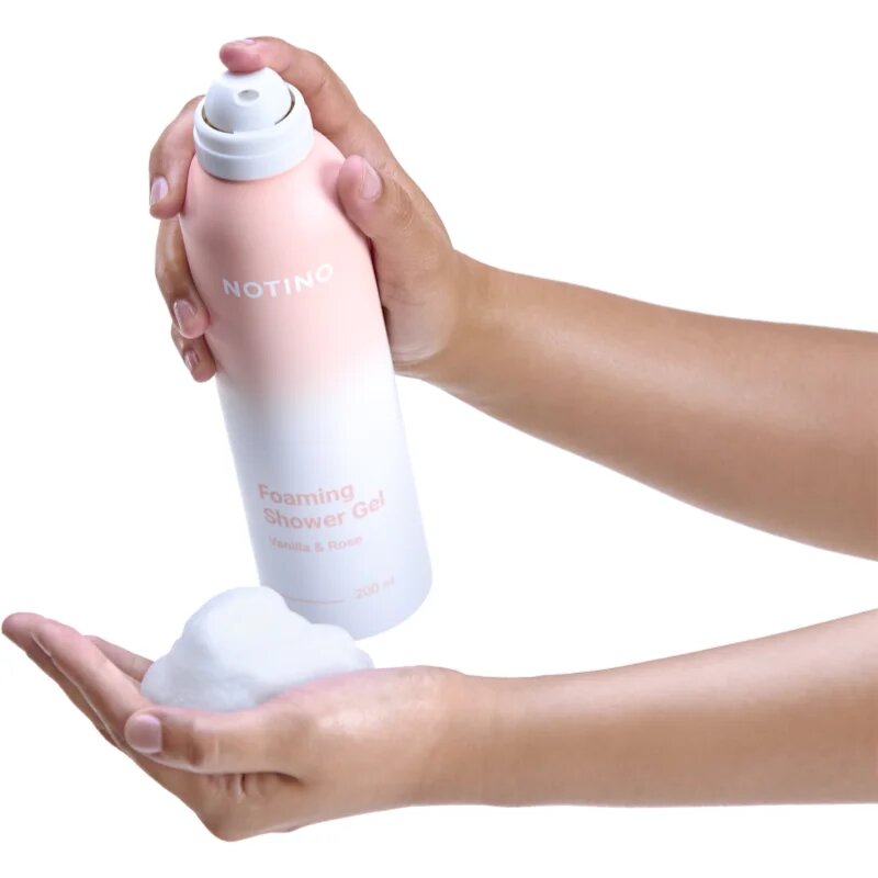 Notino Foaming Shower Gel Vanilla & Rose душ пяна 200 мл.