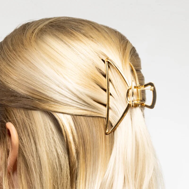 Notino Hair Collection Big hair claw clip щипка за коса Gold 1 бр.