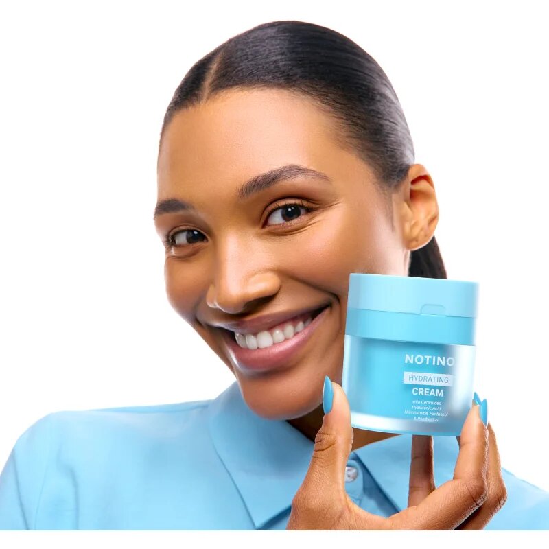 Notino Hydrating Cream with Ceramides Hyaluronic Acid Niacinamide Panthenol & Postbiotics хидратиращ крем с церамиди 50 мл.