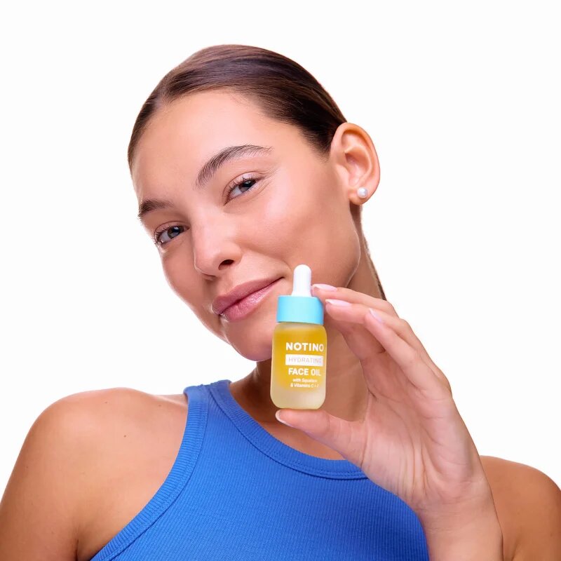 Notino Hydrating Face Oil with Squalane & Vitamins C + E озаряващо олио с витамин С 15 мл.
