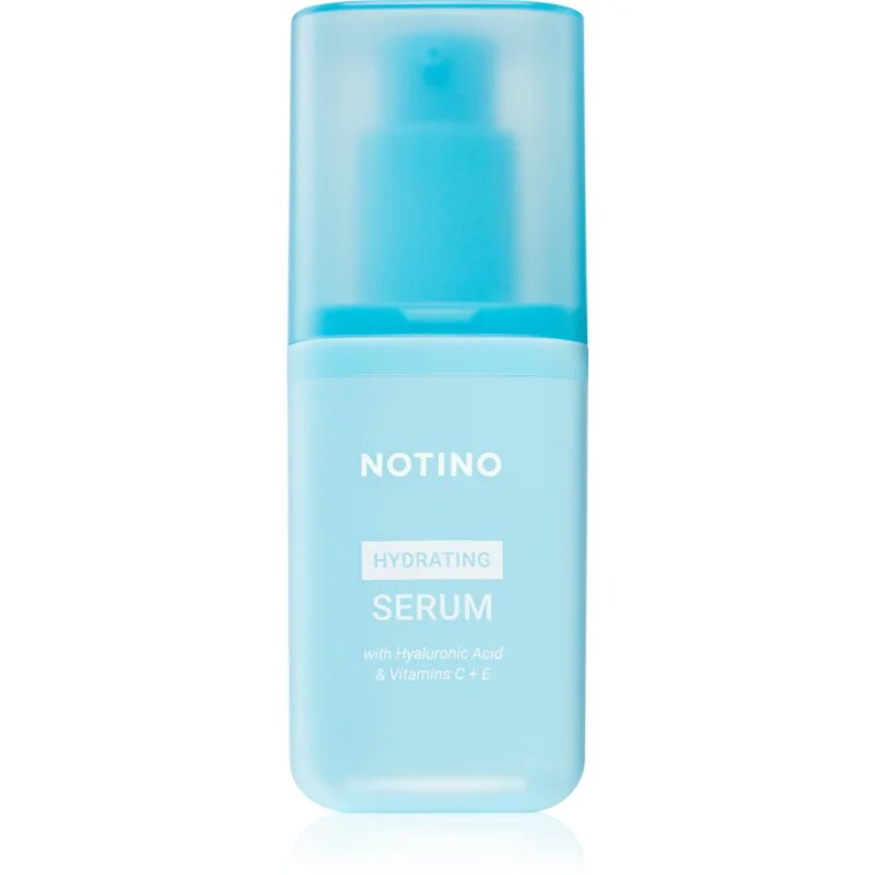 Notino Hydrating Serum with Hyaluronic Acid & Vitamins C + E хидратиращ серум за освежаване и изглаждане на кожата 30 мл.