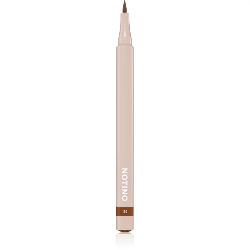 Notino Lifeproof Eyebrow Felt Pen водоустойчив маркер за вежди 03 Warm Brown 1 мл.