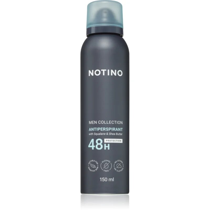 Notino Men Collection Antiperspirant 48h with Squalane & Shea Butter антиперспирант спрей за мъже 150 мл.