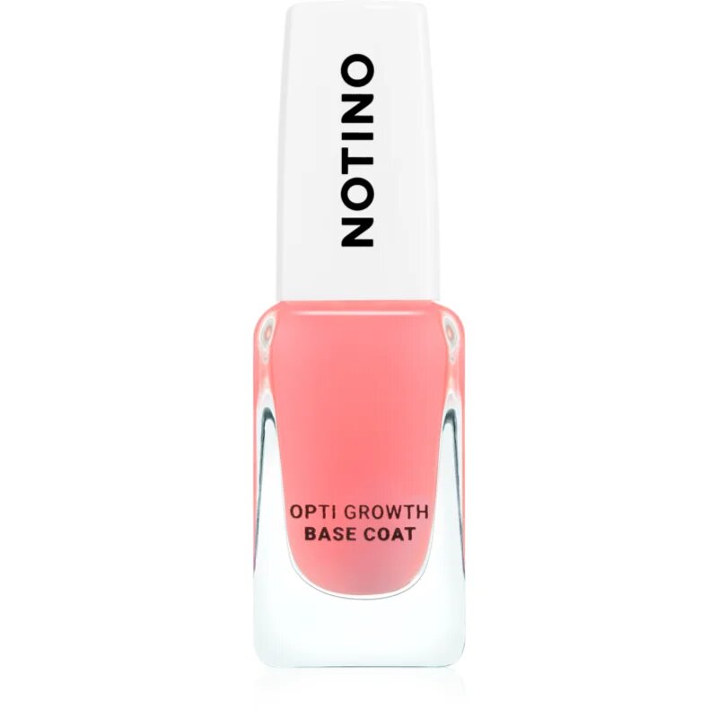 Notino Nail Care Opti Growth Base Coat подхранващ лак за нокти за растеж на нокти 10 мл.