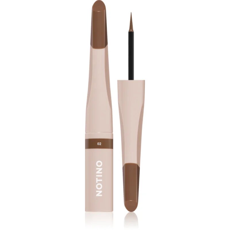 Notino Serum-Infused Lifeproof Eyebrow Liner течна линия за вежди със серум 02 Dark Blonde 2.8 мл.