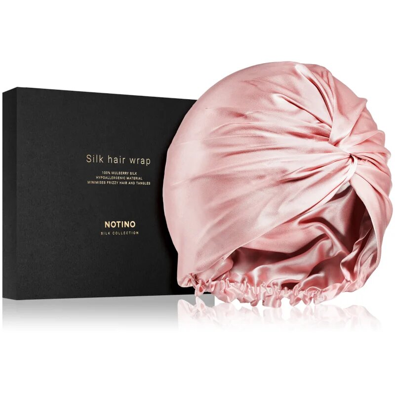 Notino Silk Collection Hair wrap копринен тюрбан за коса Pink 1 бр.