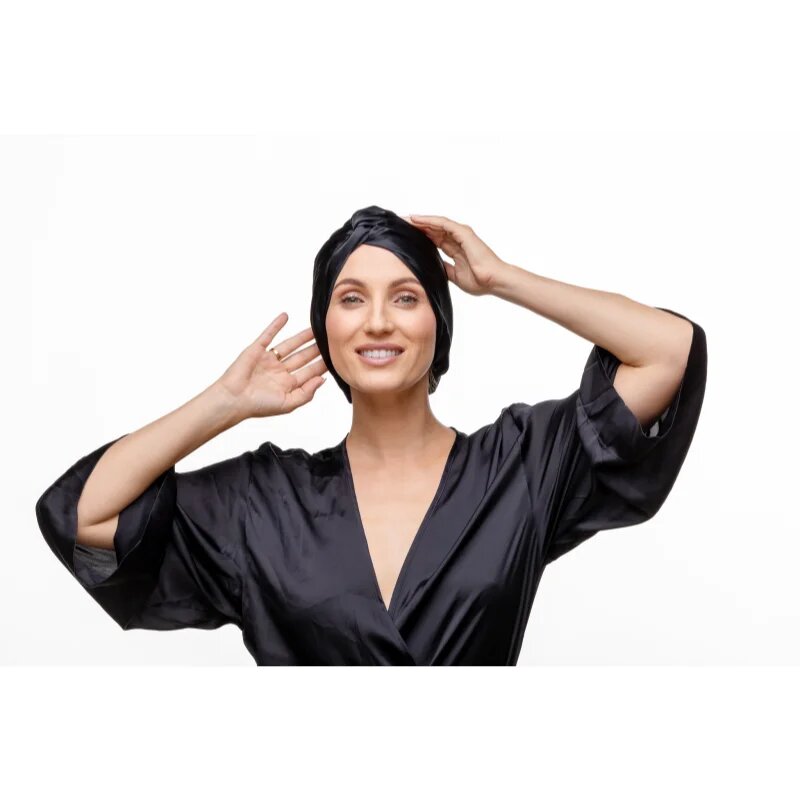 Notino Silk Collection Hair wrap копринен тюрбан за коса Pink 1 бр.