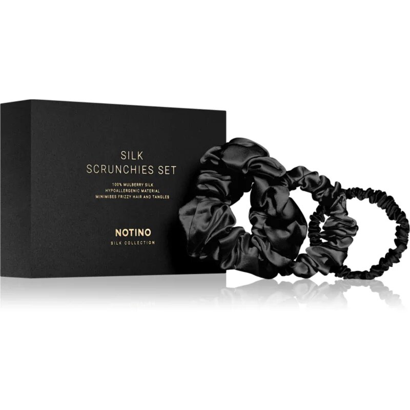Notino Silk Collection Scrunchie Set комплект копринени ластици за коса цвят