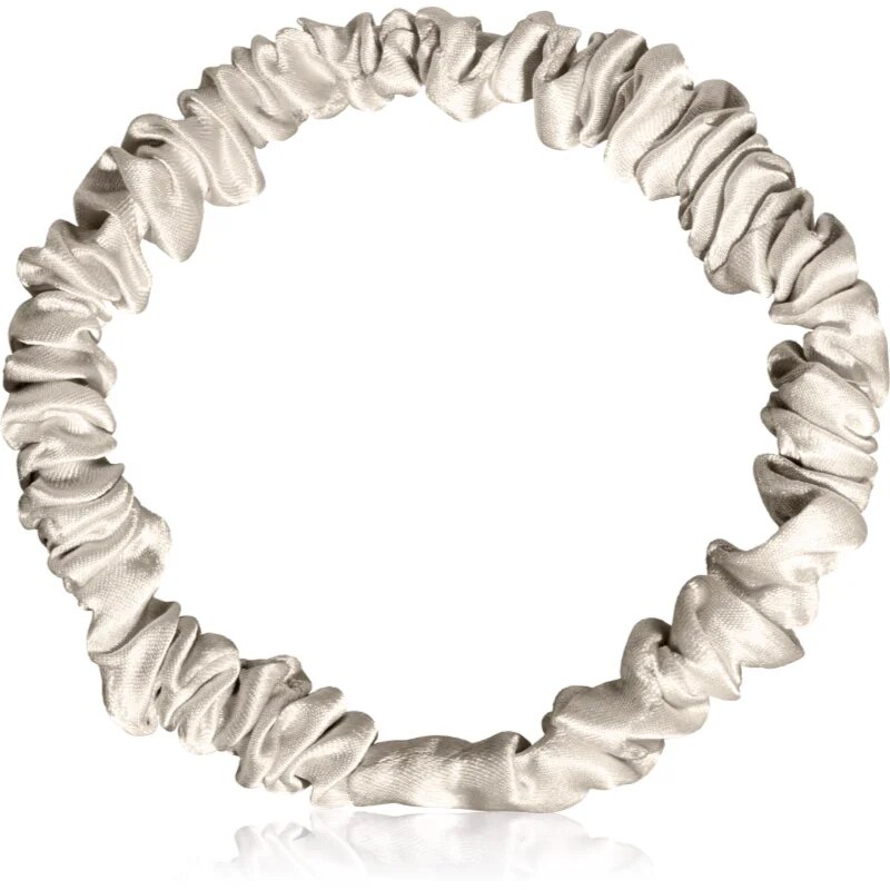 Notino Silk Collection Small Scrunchie Set комплект копринени ластици за коса цвят Cream