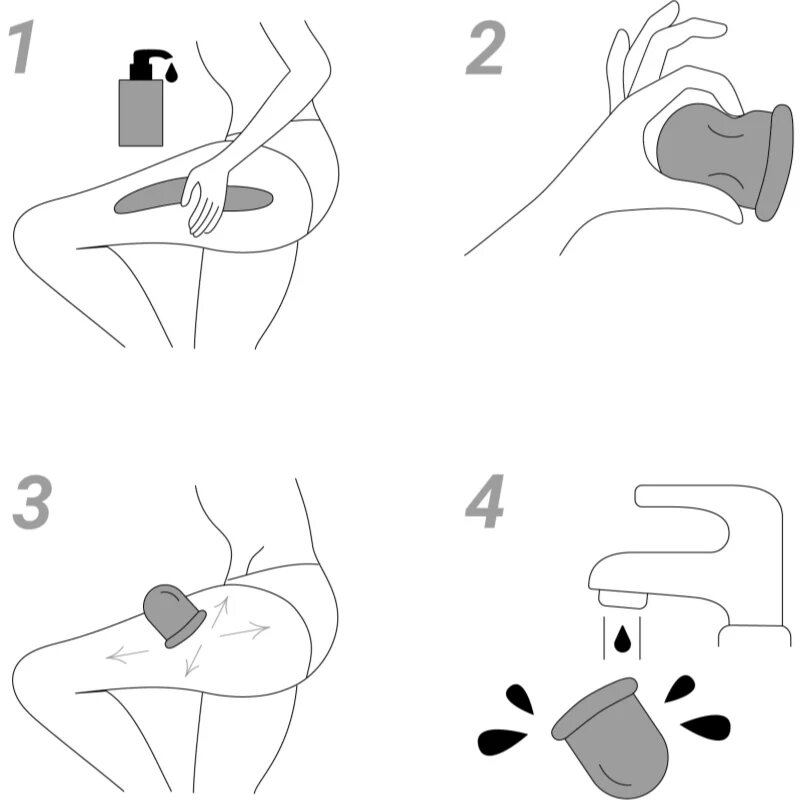 Notino Spa Collection Body massage & Toning tool масажно приспособление за тяло Grey