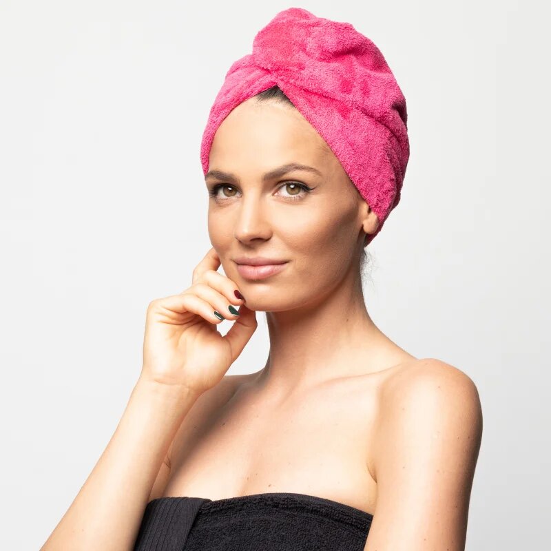 Notino Spa Collection Hair Towel хавлия За коса Pink 1 бр.