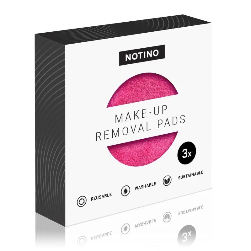 Notino Spa Collection Make-up removal pads тампони за почистване на грим цвят Pink 3 бр.