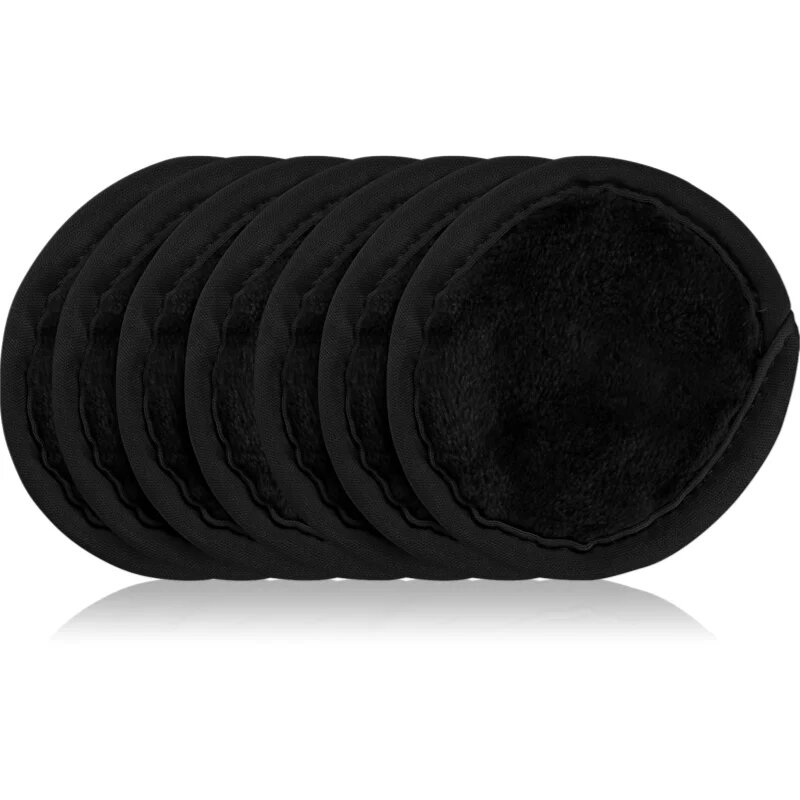 Notino Spa Collection Spa headband and make-up removal pads set комплект за премахване на грим и спа лента за глава Black 7 бр.