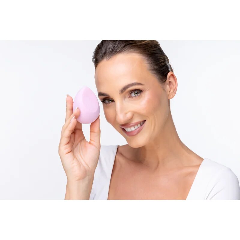 Notino Super Soft Make-Up Sponge гъба за фон дьо тен оформена Pink 1 бр.