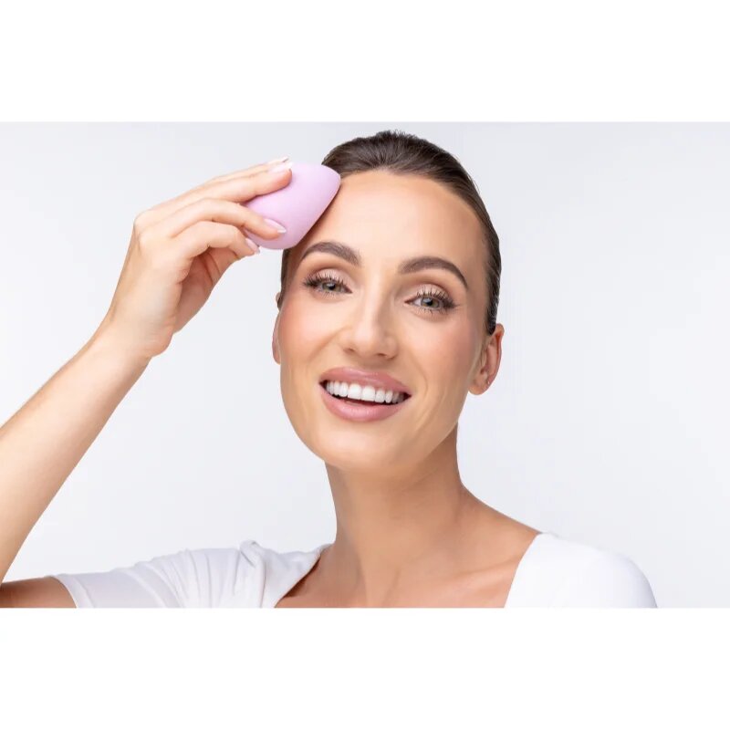 Notino Super Soft Make-Up Sponge гъба за фон дьо тен оформена Pink 1 бр.