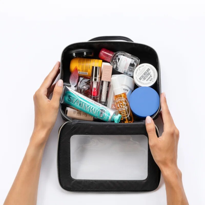 Notino Travel Collection Beauty Box козметично куфарче Black 1 бр.