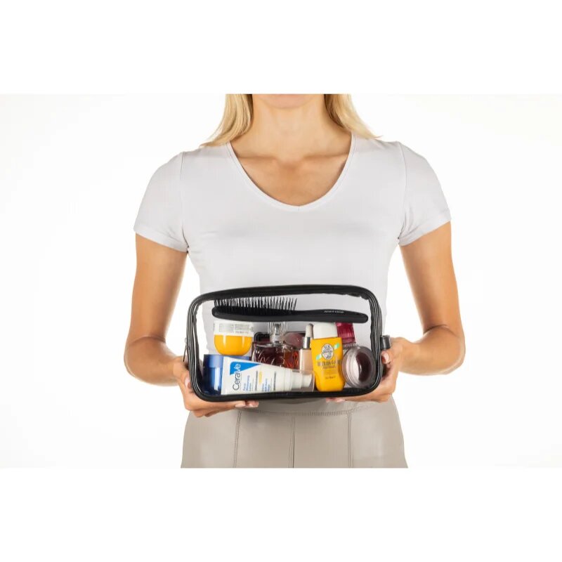 Notino Travel Collection Clear Organizer Set комплект за пътуване Black