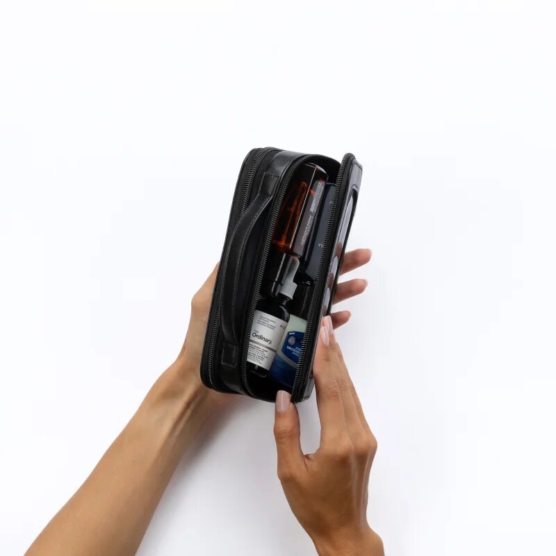 Notino Travel Collection In-Flight Pouch козметично куфарче Black 20x10x5 cm 1 бр.