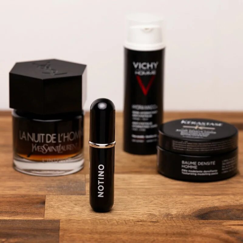 Notino Travel Collection Perfume Atomiser пълнещ се разпръсквач Black 5 мл.