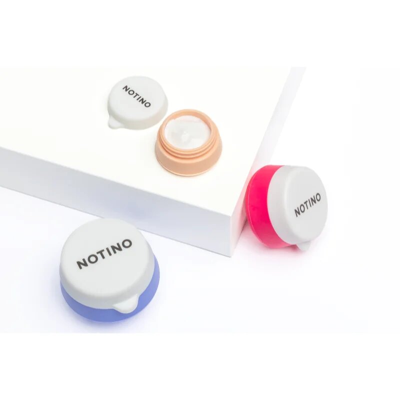 Notino Travel Collection Silicone Travel Jars Set контейнери за пътуване за многократна употреба