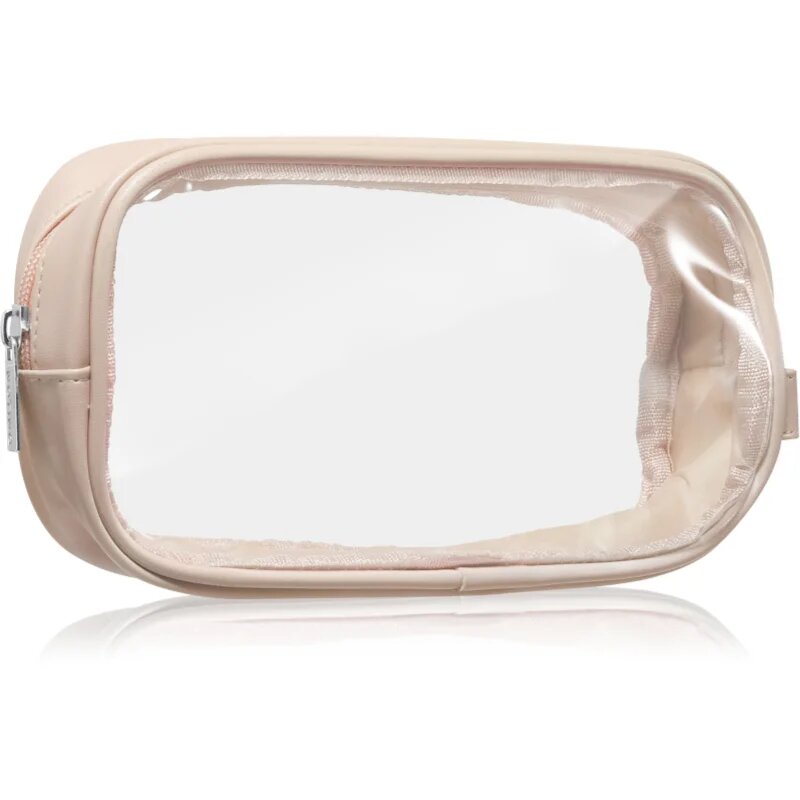 Notino Travel Collection Small Clear Organizer прозрачна козметична чантичка транспарентен S Beige 20x10x5 cm 1 бр.
