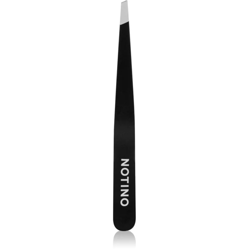 Notino Tweezers Black пинсета със скосен връх 1 бр.