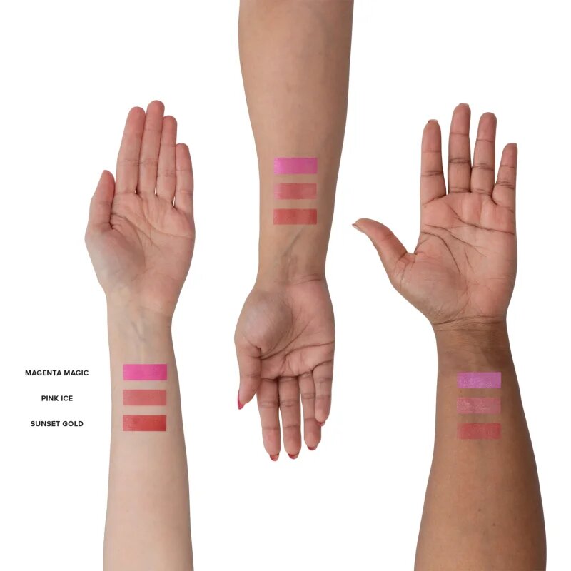 Nudestix Nudies Matte + Glow Core мултифункционален грим за очи устни и лице цвят Pink Ice 6 гр.