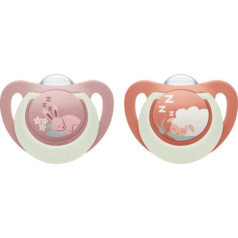 NUK First Choice Night 6-18 m биберон 2 бр.