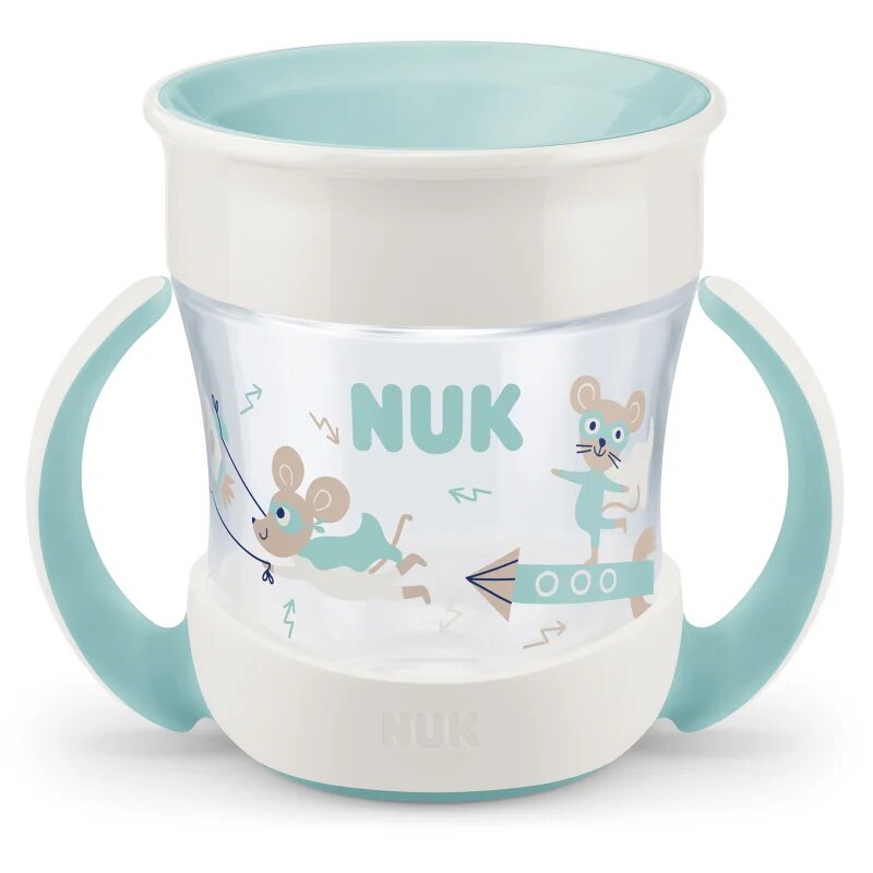 NUK Magic Cup Mini чаша с дръжки 6m+ Green 1 бр.