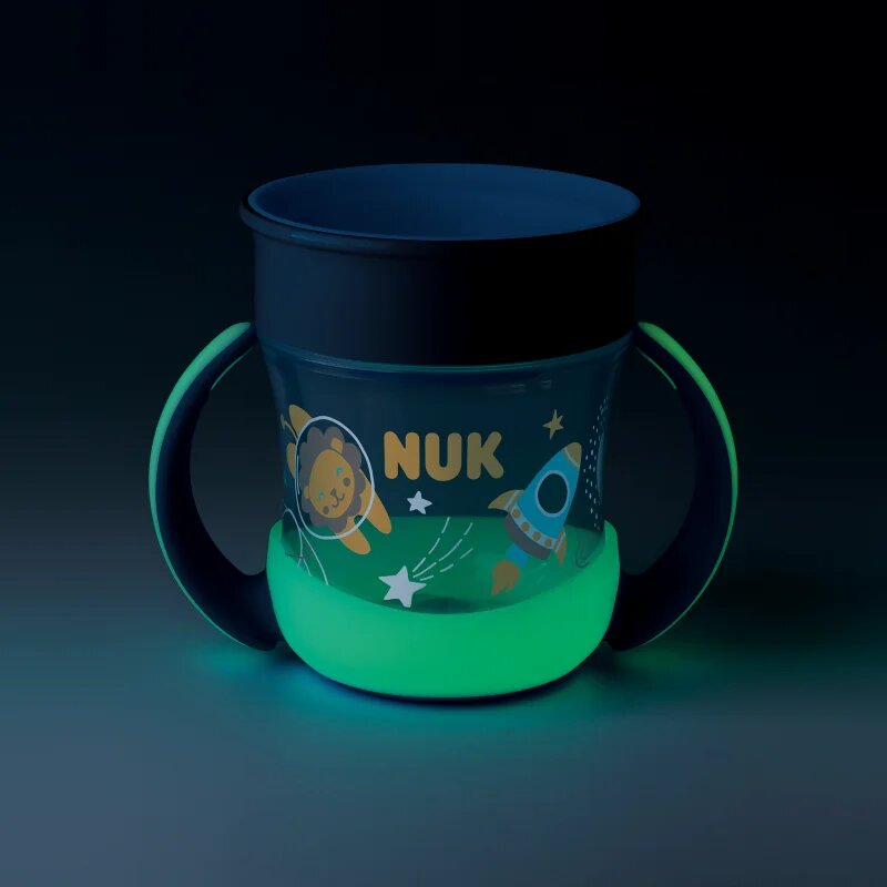 NUK Magic Cup Night чаша с дръжки 6m+ Blue 1 бр.