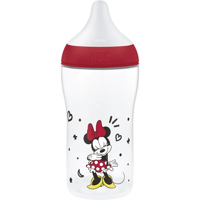 NUK Perfect Match Disney шише с контрол на температурата Minnie 3m+ 1 бр.