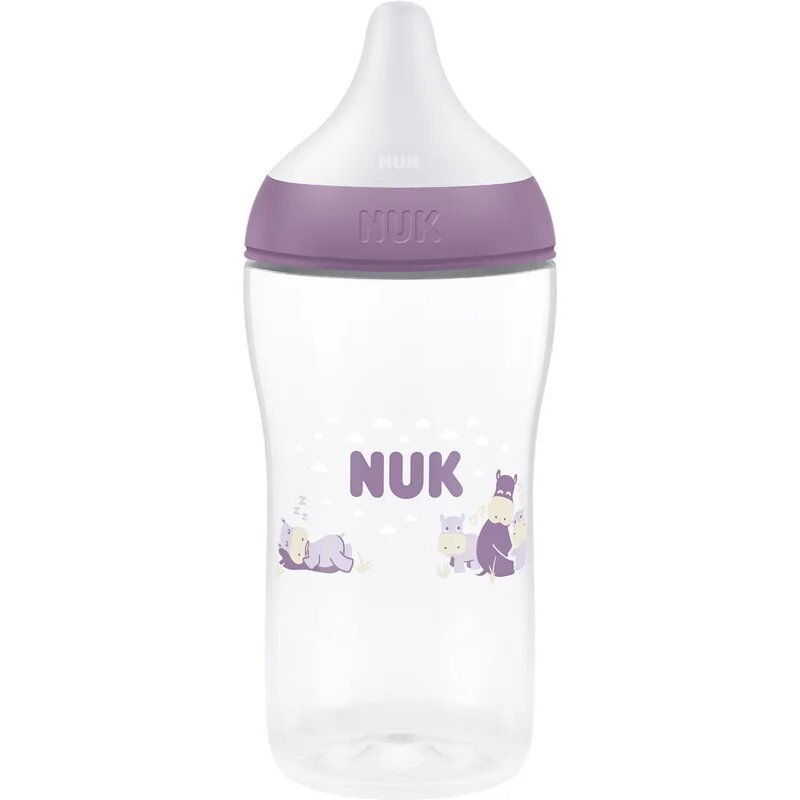 NUK Perfect Match Hippo шише 3m+ 1 бр.