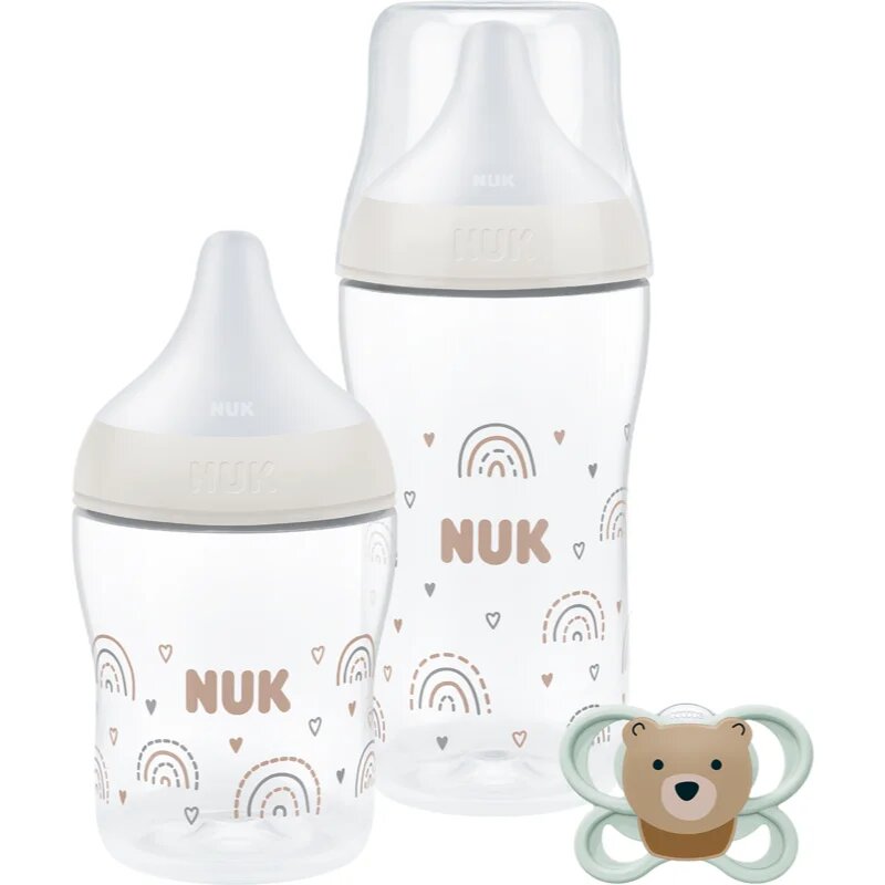 NUK Perfect Match Rainbow подаръчен комплект за бебета 0-3+ m