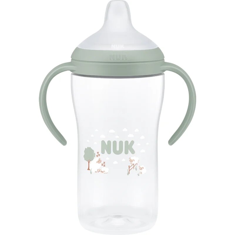 NUK Perfect Match Sheep бебешко шише за самостоятелно пиене с контрол на температурата 6m+ 1 бр.