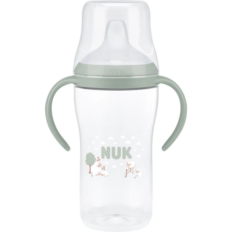 NUK Perfect Match Sheep бебешко шише за самостоятелно пиене с контрол на температурата 6m+ 1 бр.