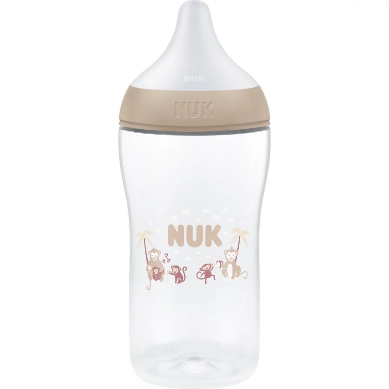 NUK Perfect Match XL Monkey шише 6m+ 1 бр.