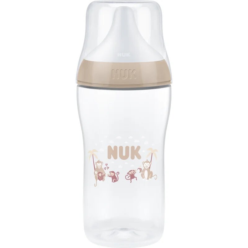 NUK Perfect Match XL Monkey шише 6m+ 1 бр.