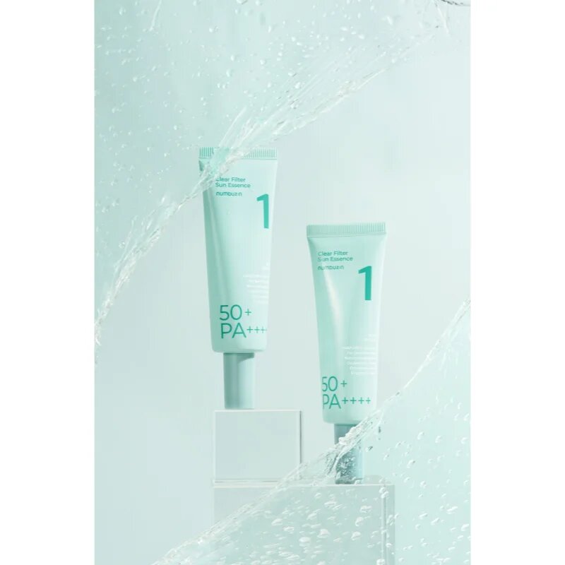 Numbuzin No. 1 Clear Filter Sun Essence озаряваща есенция с успокояващ ефект SPF 50+ 50 мл.