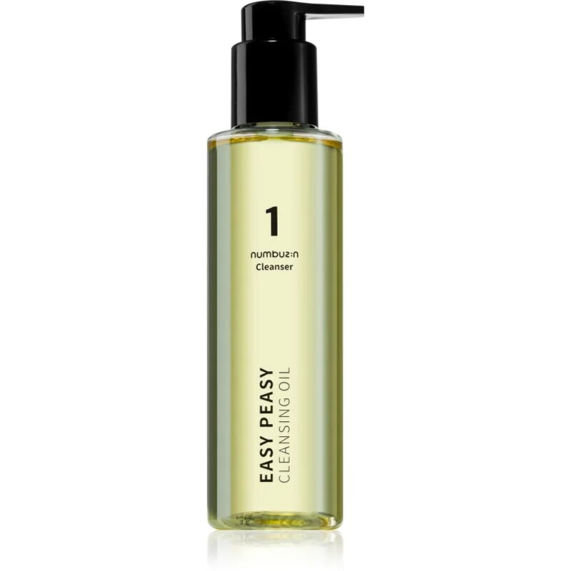 Numbuzin No. 1 Easy Peasy Cleansing Oil почистващо и премахващо грима масло за хидратиране на кожата и минимизиране на порите 200 мл.