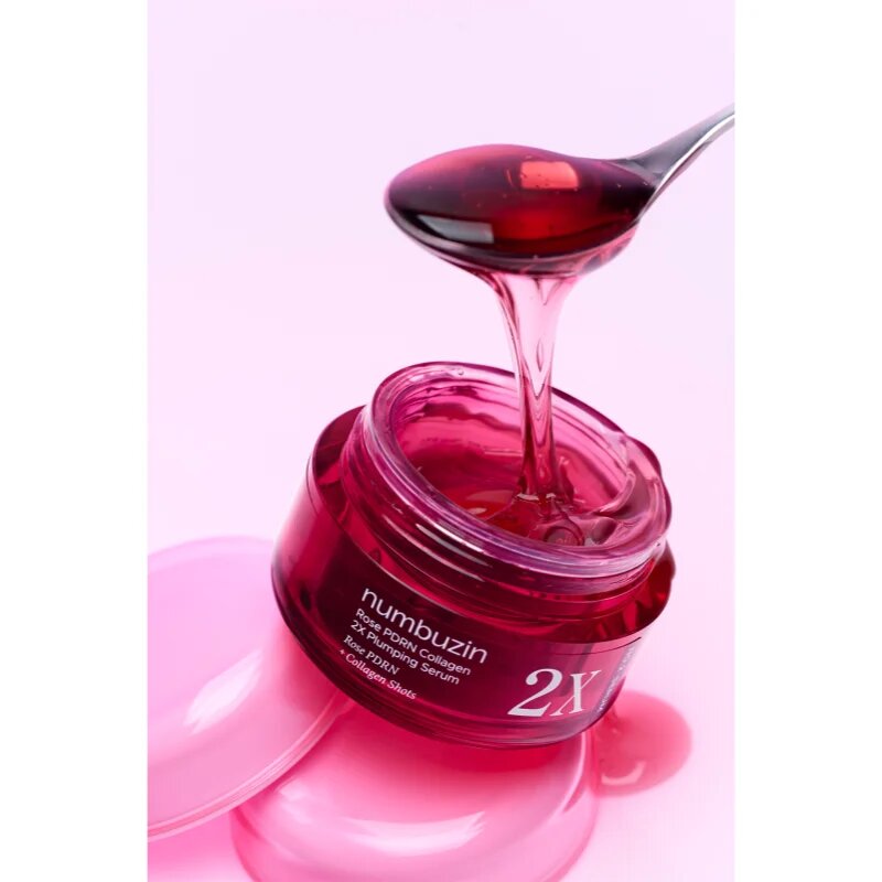 Numbuzin No. 2 Rose PDRN Collagen 2X Plumping Serum интензивен стягащ серум с хидратиращ ефект 30 мл.